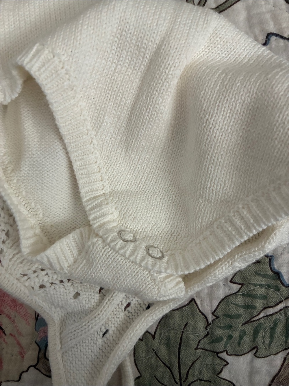 Baileys Blossoms Drake Crochet Halter Romper - Picture 4 of 4